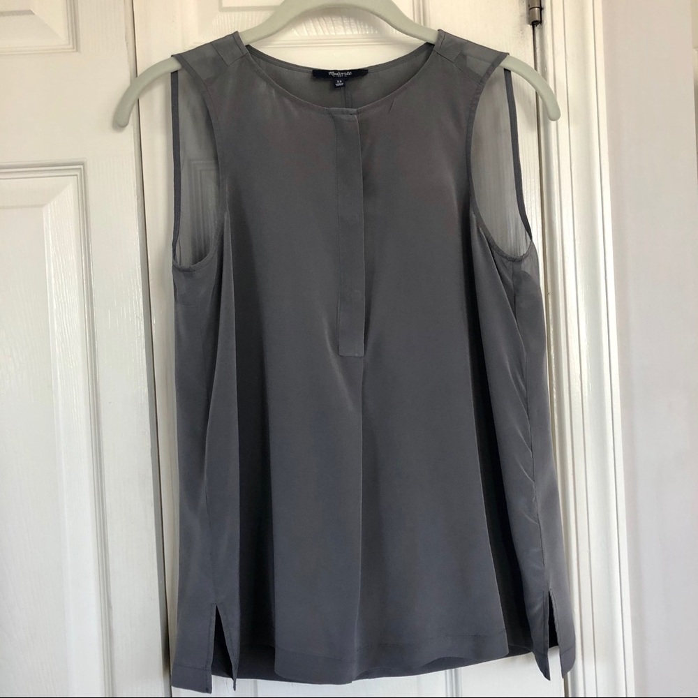 Madewell Composition silk tank